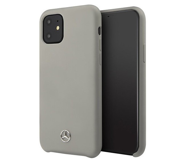 фото Чехол cg mobile mercedes silicone line iphone 11 серый