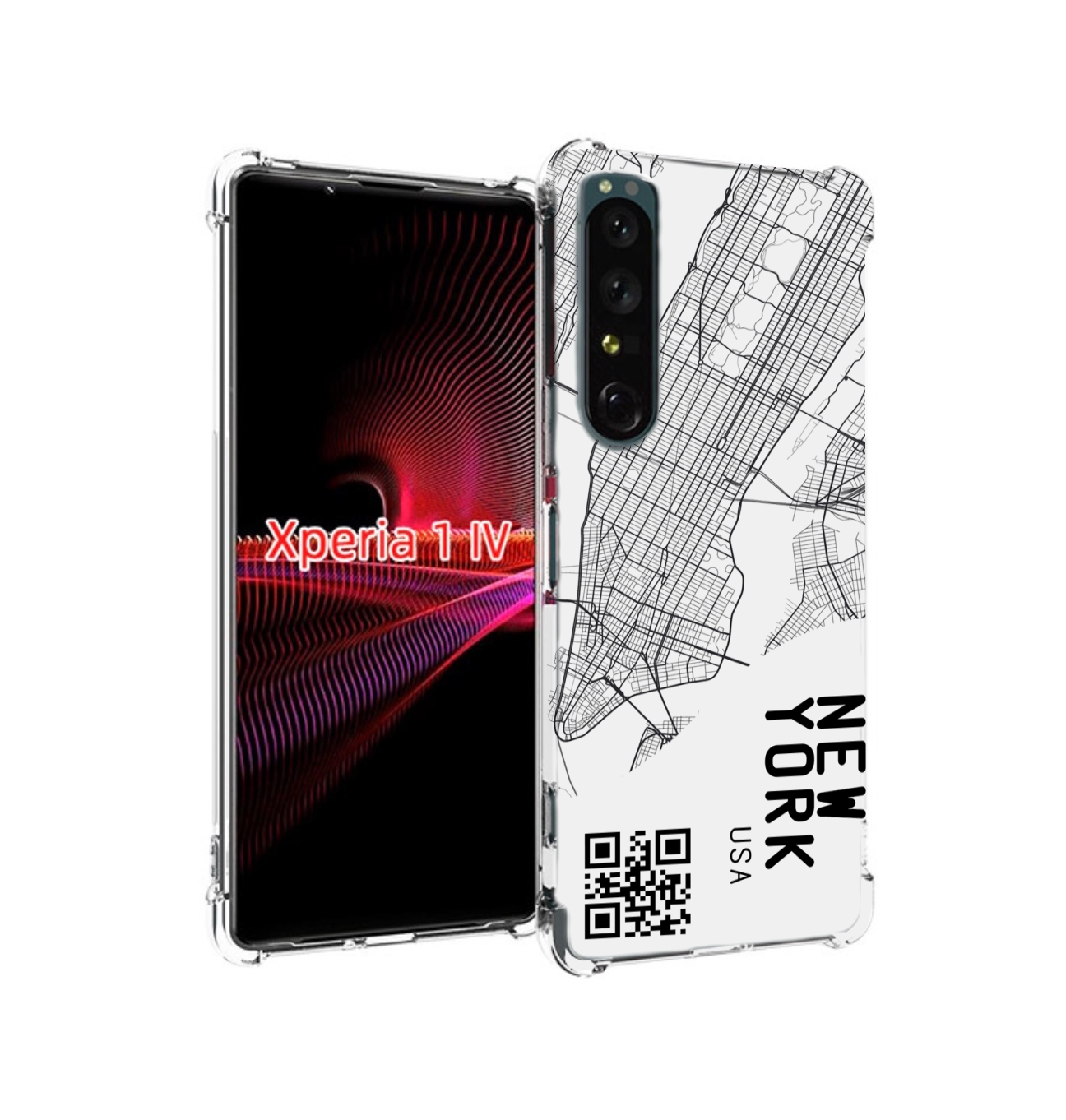 

Чехол накладка MyPads схема-нью-йорк для Sony Xperia 1 IV, Прозрачный, Tocco