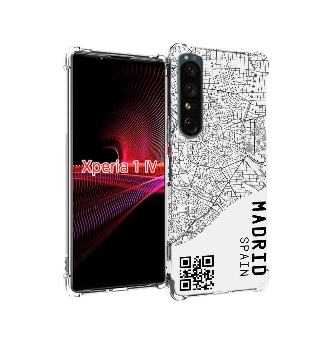 

Чехол накладка MyPads схема-мадрид для Sony Xperia 1 IV, Прозрачный, Tocco