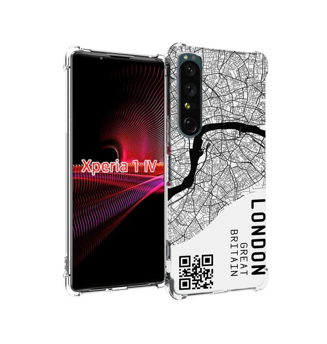 

Чехол накладка MyPads схема-лондон для Sony Xperia 1 IV, Прозрачный, Tocco
