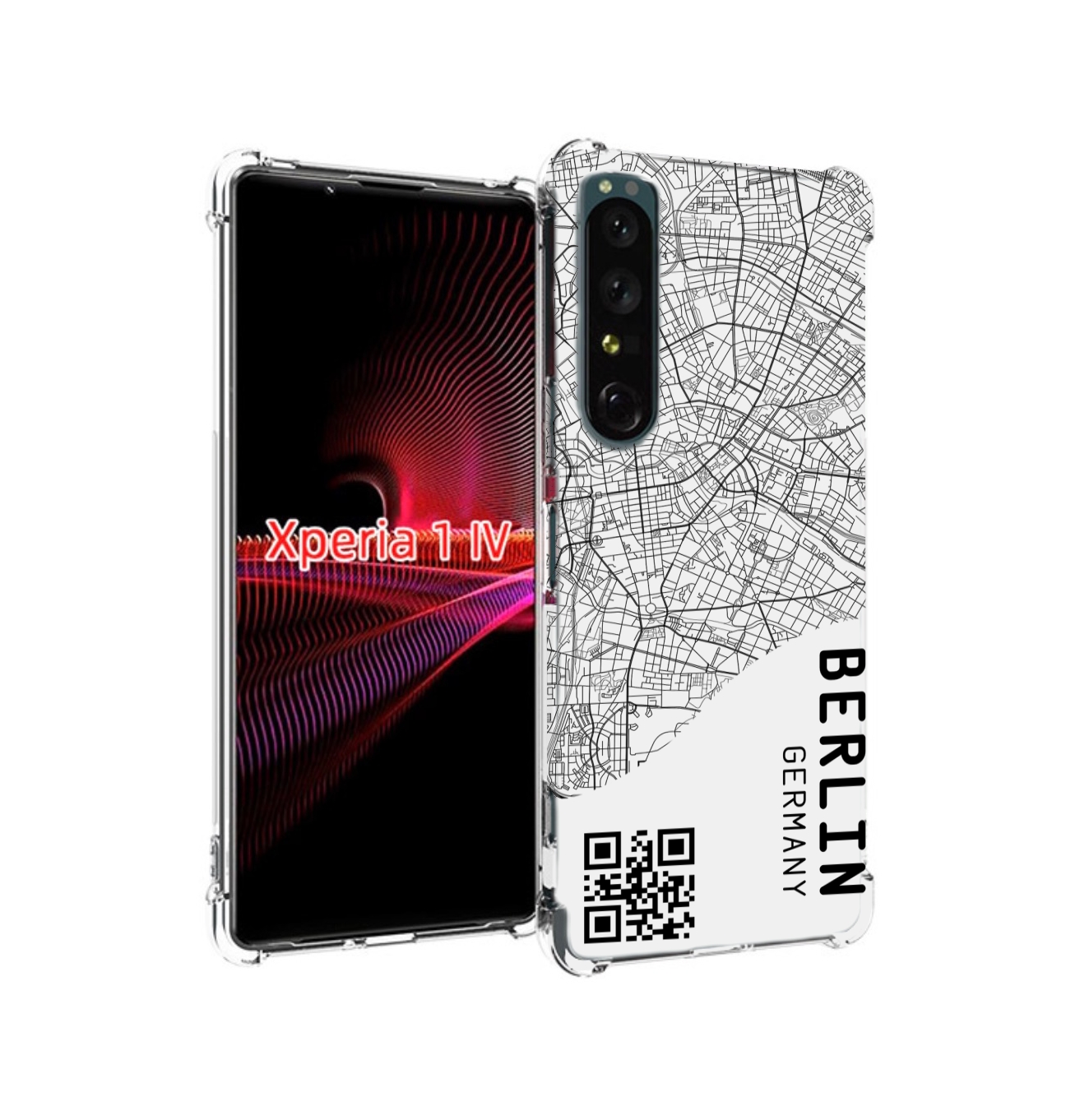 

Чехол накладка MyPads схема-берлин для Sony Xperia 1 IV, Прозрачный, Tocco