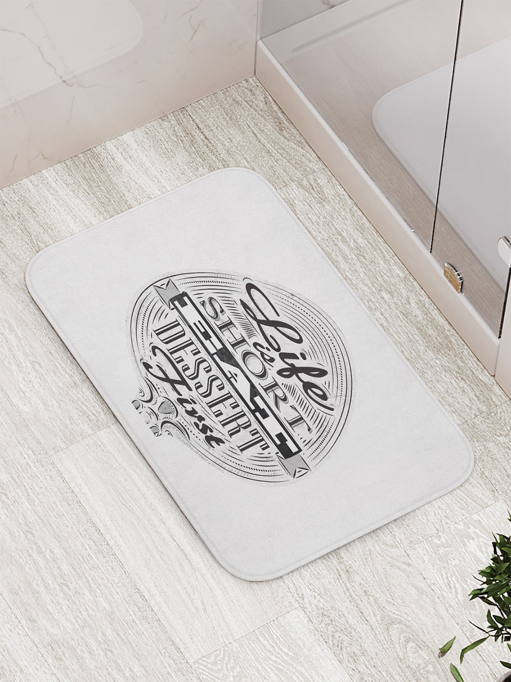 

Коврик противоскользящий для ванной, сауны, бассейна, 77х52 см bath_90843 JoyArty