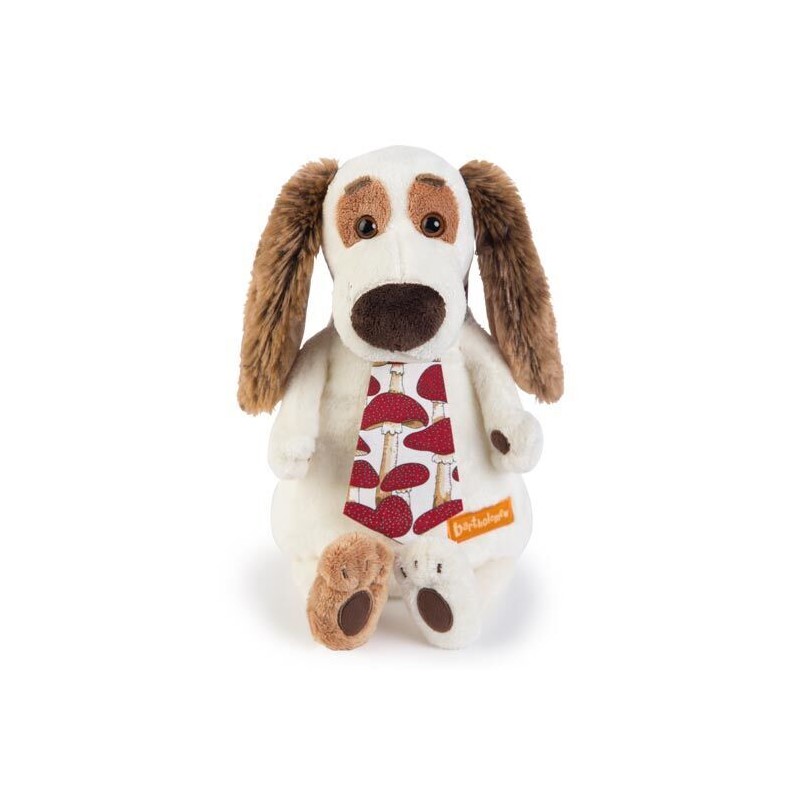 фото Мягкая игрушка basik&ko пес бартоломей в галстуке, 33 см bart33-002 budi basa