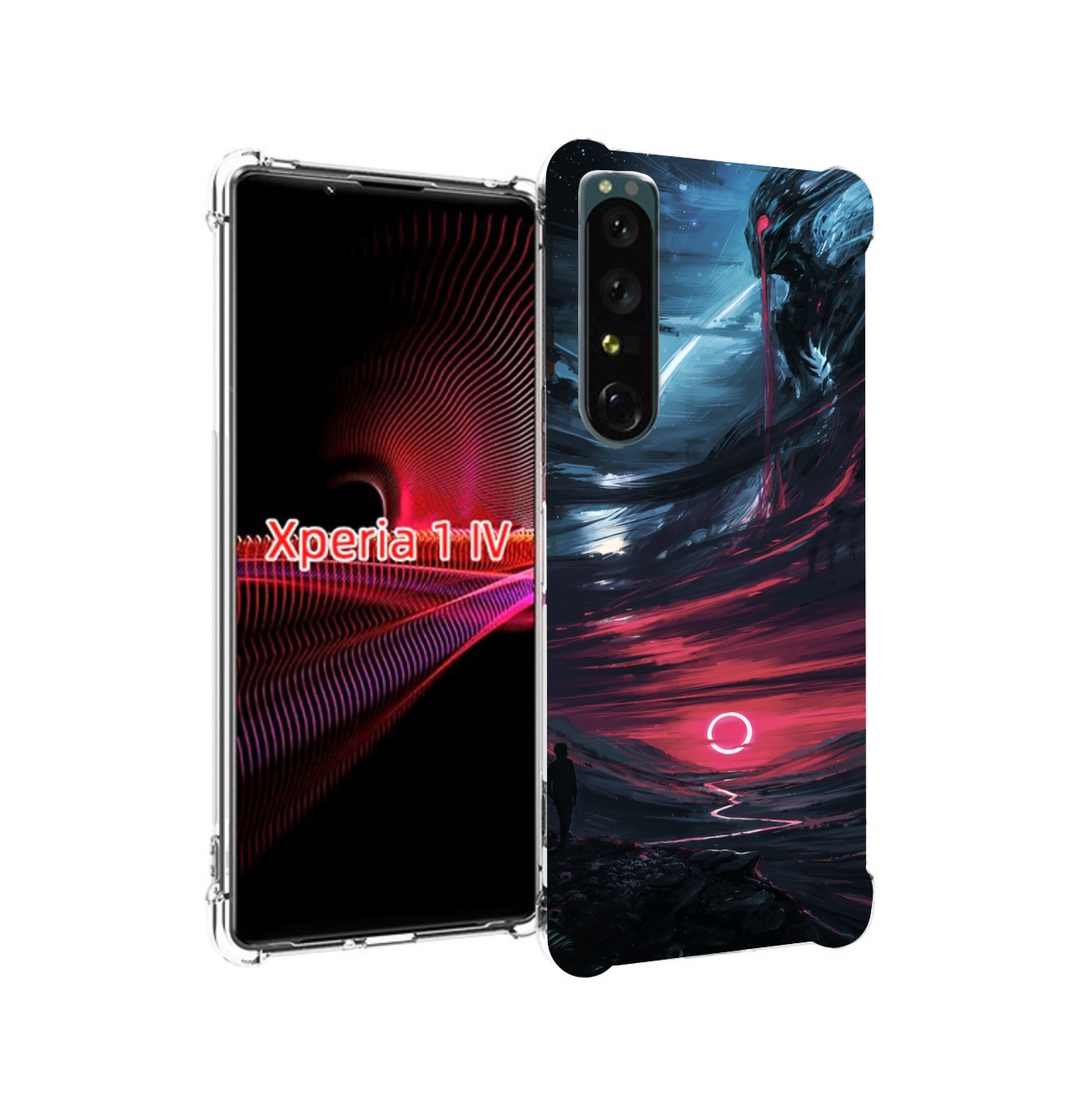 

Чехол накладка MyPads страшный мир для Sony Xperia 1 IV, Прозрачный, Tocco