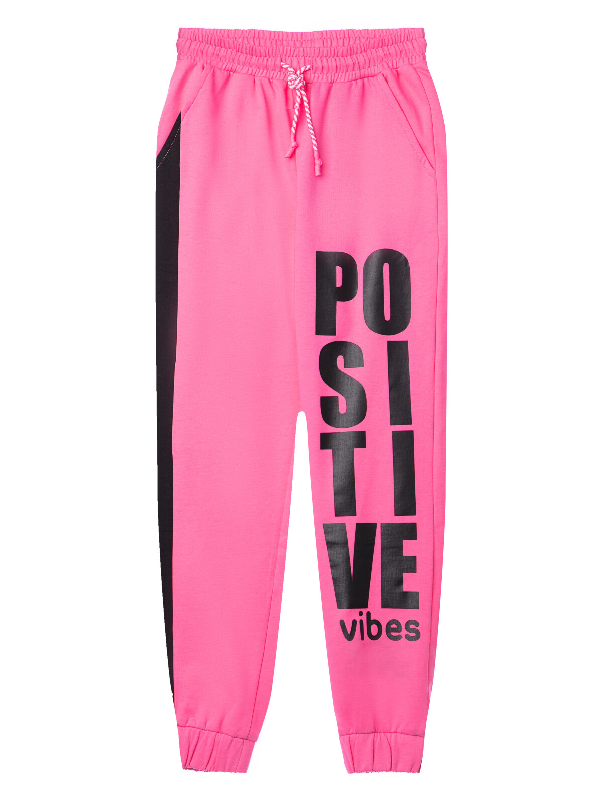 

Брюки детские PlayToday 12321098, цвет фуксия, черный, размер 170, Розовый;черный, 12321098