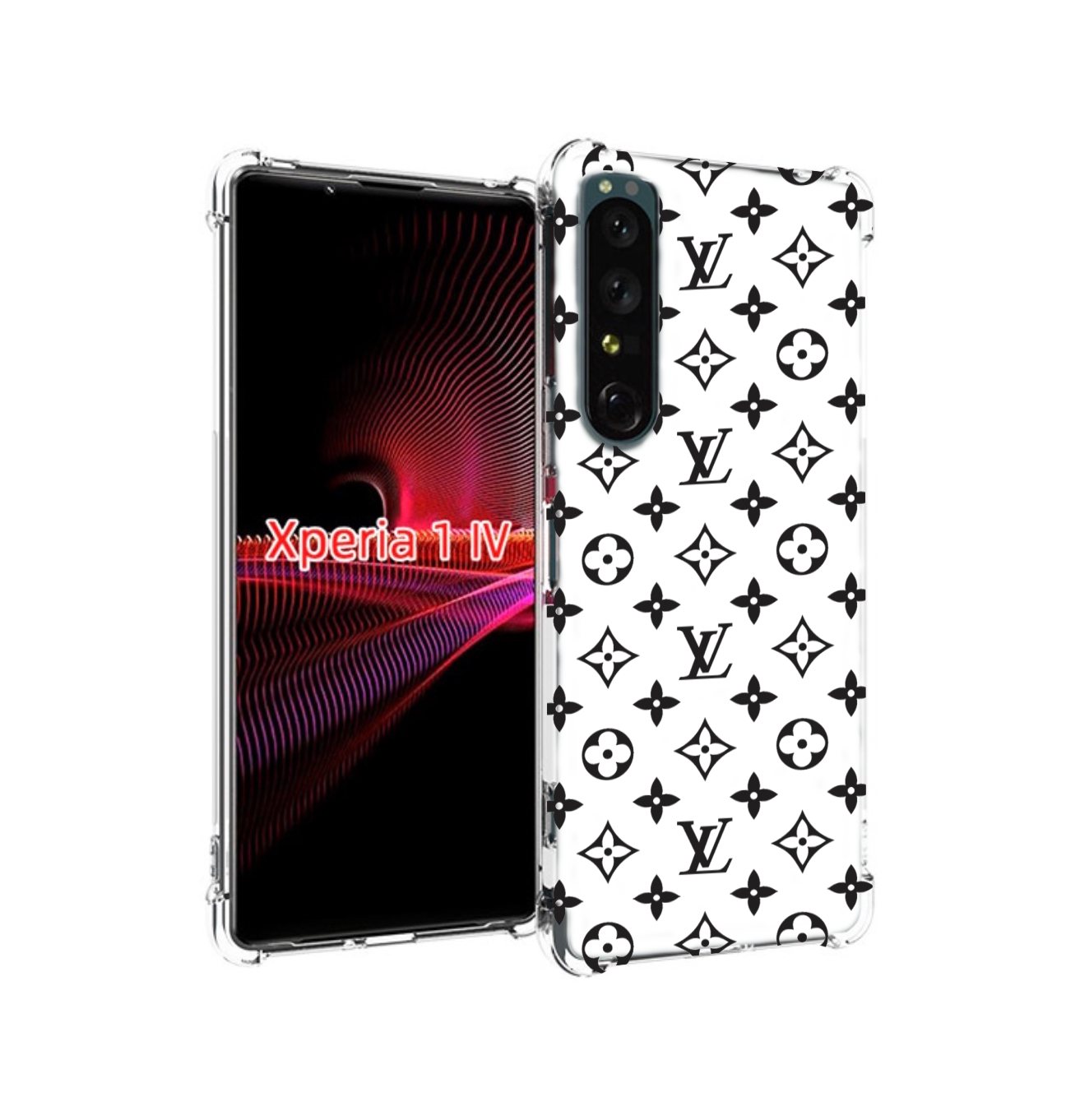 

Чехол накладка MyPads стильный-принт-на для Sony Xperia 1 IV, Прозрачный, Tocco