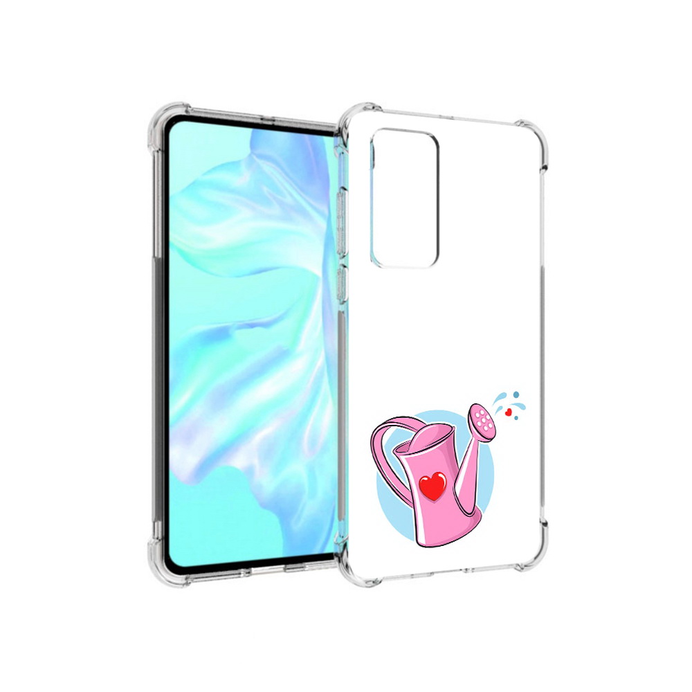 

Чехол MyPads Tocco для Huawei P40 Лейка любви 14 февраля, Прозрачный, Tocco