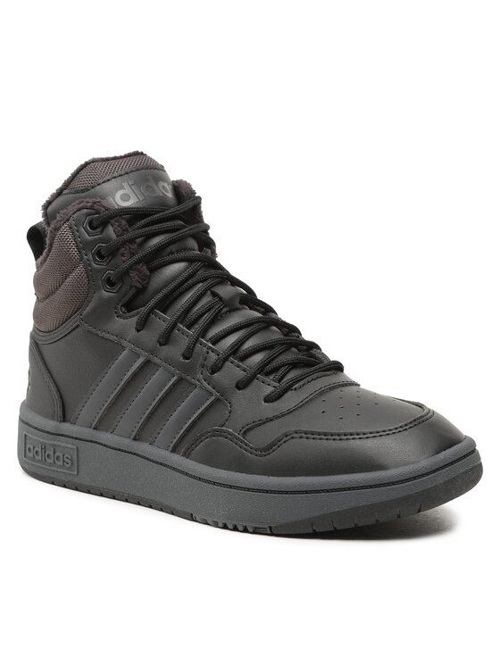 

Кеды Adidas Hoops 3.0 Mid Lifestyle Basketball Classic Fur Lining Winterized 37 1/3 EU, Черный, Hoops 3.0 Mid Lifestyle Basketball Classic Fur Lining Winterized Shoes GW6421