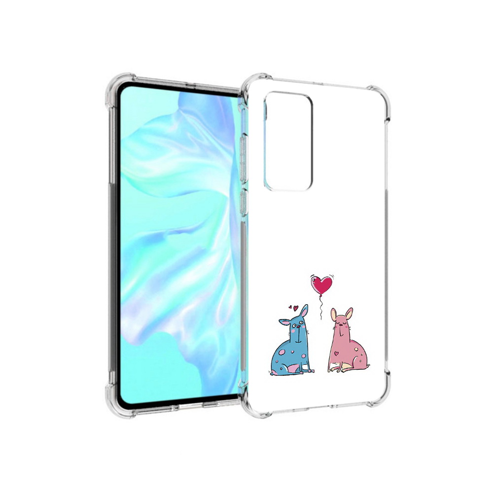 

Чехол MyPads Tocco для Huawei P40 Лама любовь, Прозрачный, Tocco