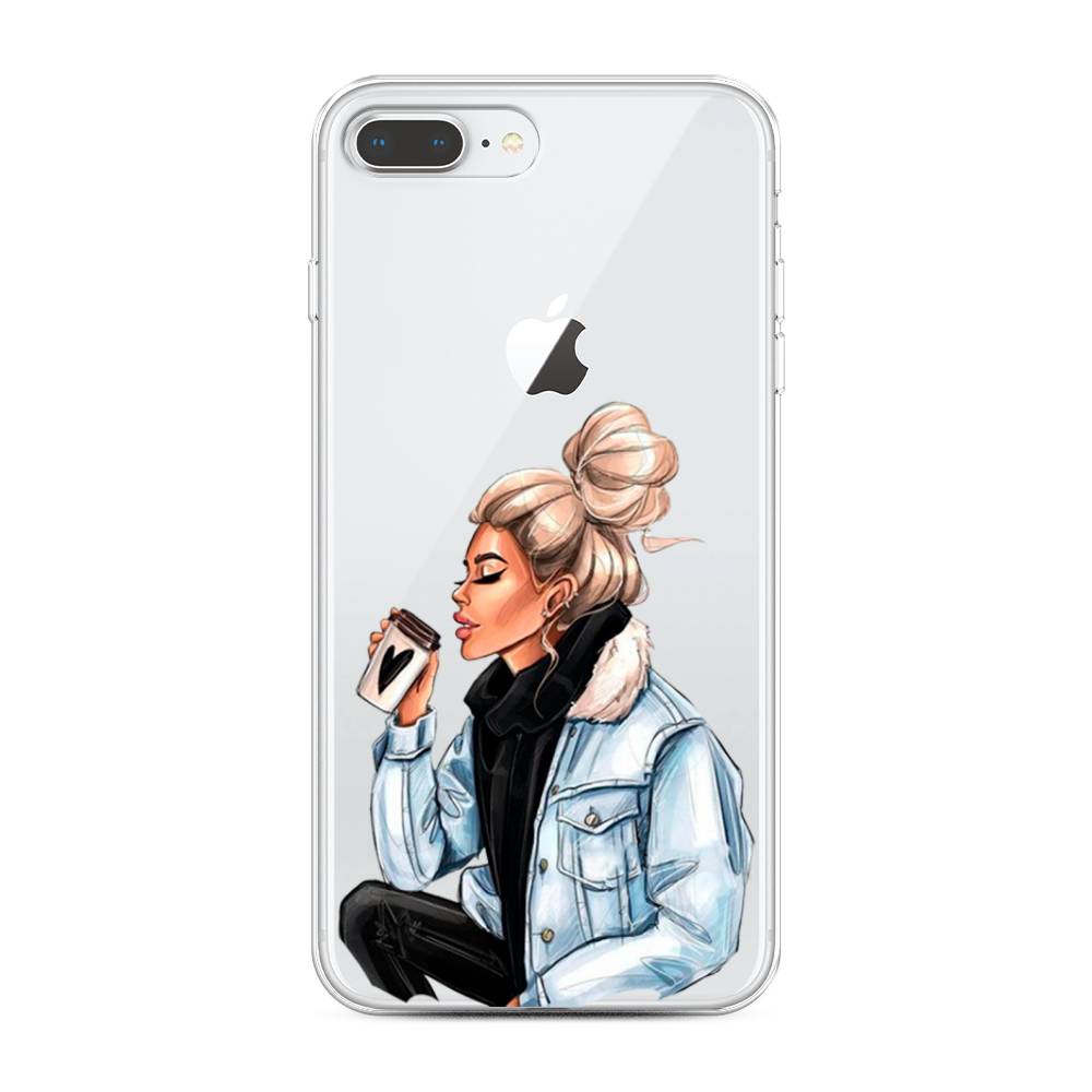 

Чехол Awog на Apple iPhone 8 Plus / Айфон 8 Plus "Cute girl", Разноцветный, 10950-7