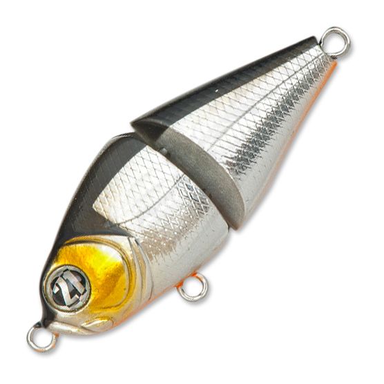 

Воблер Pontoon21 LL BullyBoo 45SS # 712, Серебристый;черный;желтый, LL BullyBoo