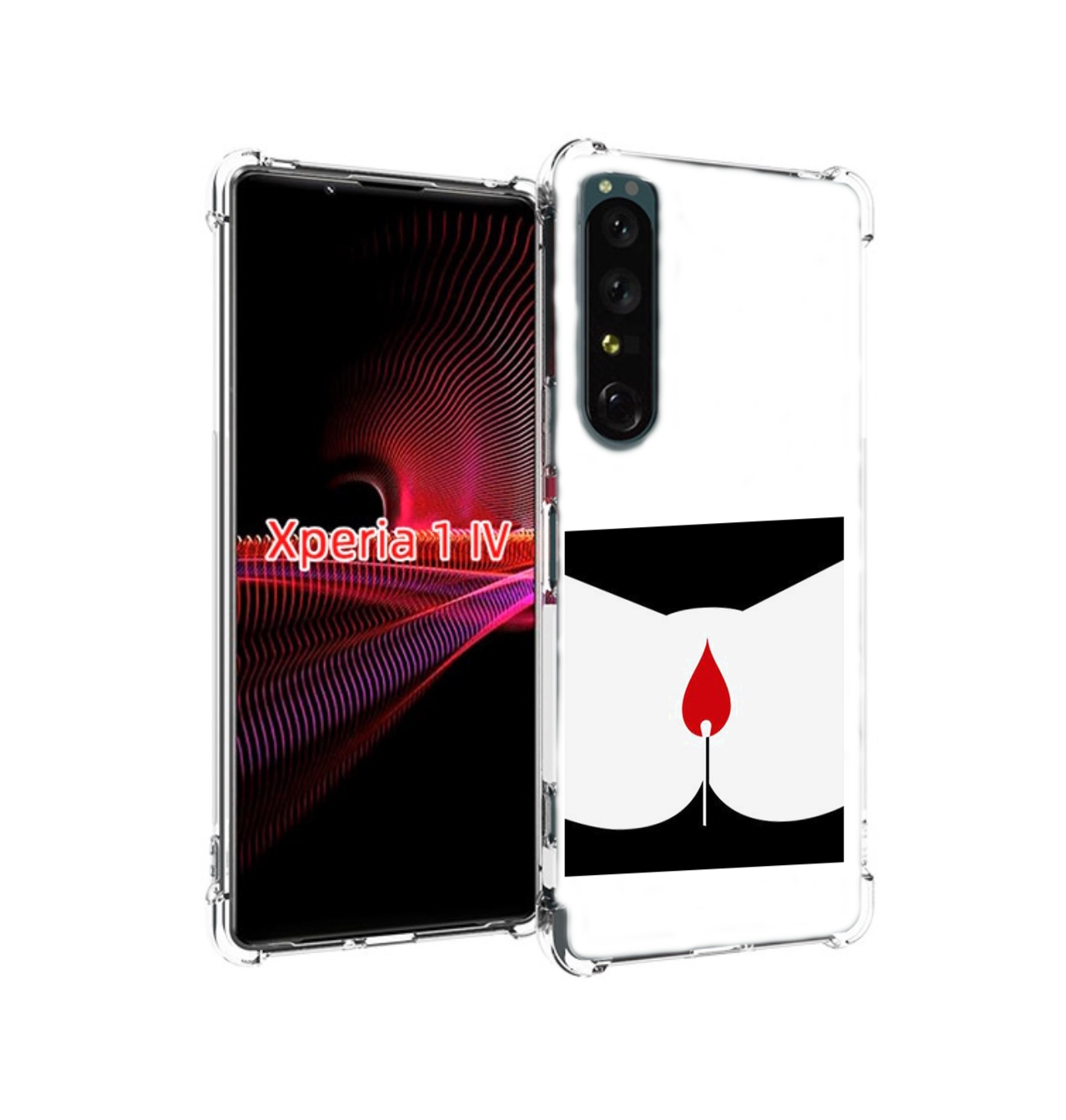 

Чехол накладка MyPads спичка горит для Sony Xperia 1 IV, Прозрачный, Tocco