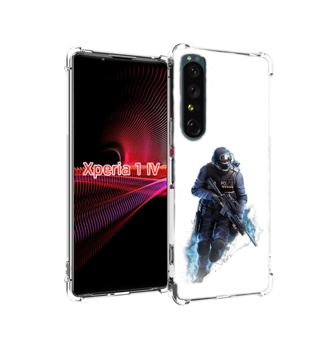 

Чехол накладка MyPads спецназ-ксго для Sony Xperia 1 IV, Прозрачный, Tocco