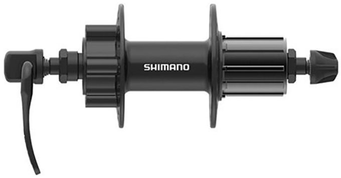 

Втулка задняя SHIMANO TX506, 36H, 8/9/10 ск, OLD:135мм, 6-болтов, чёрный