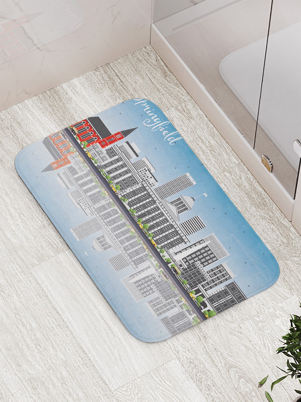 

Коврик противоскользящий для ванной, сауны, бассейна, 77х52 см bath_90595 JoyArty
