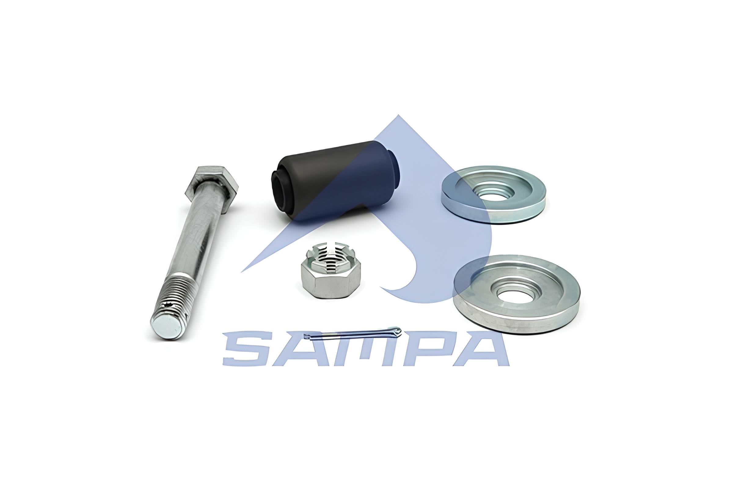 

Ремкомплект пальца рессоры Sampa 040.507 для Scania с/блок+палец+гайка +2 шайбы