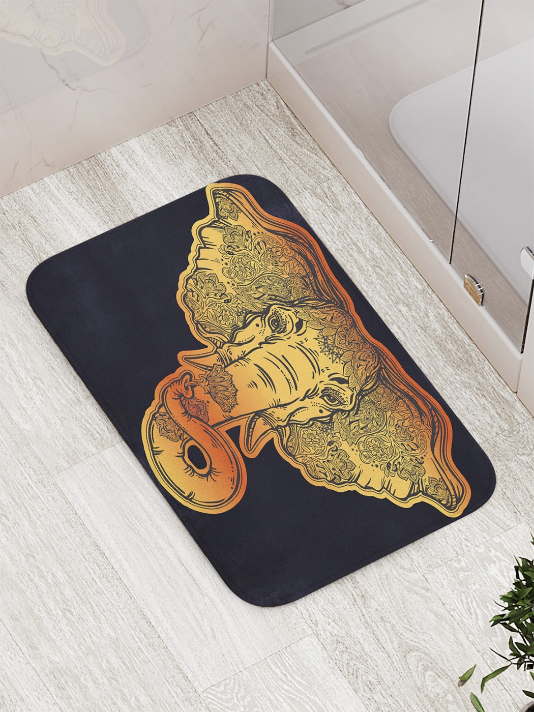 

Коврик противоскользящий для ванной, сауны, бассейна, 77х52 см bath_90549 JoyArty