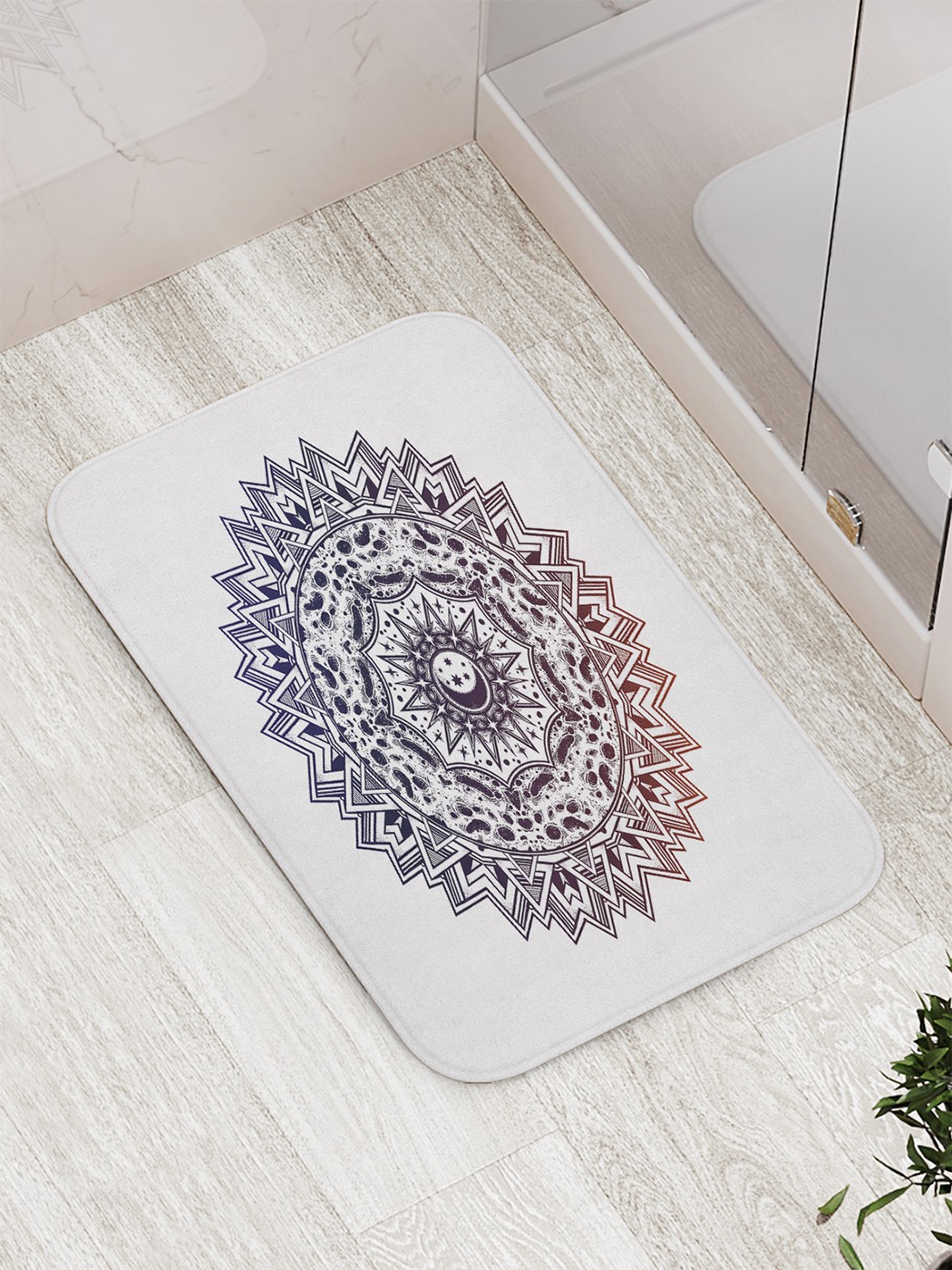 

Коврик противоскользящий для ванной, сауны, бассейна, 77х52 см bath_90535 JoyArty