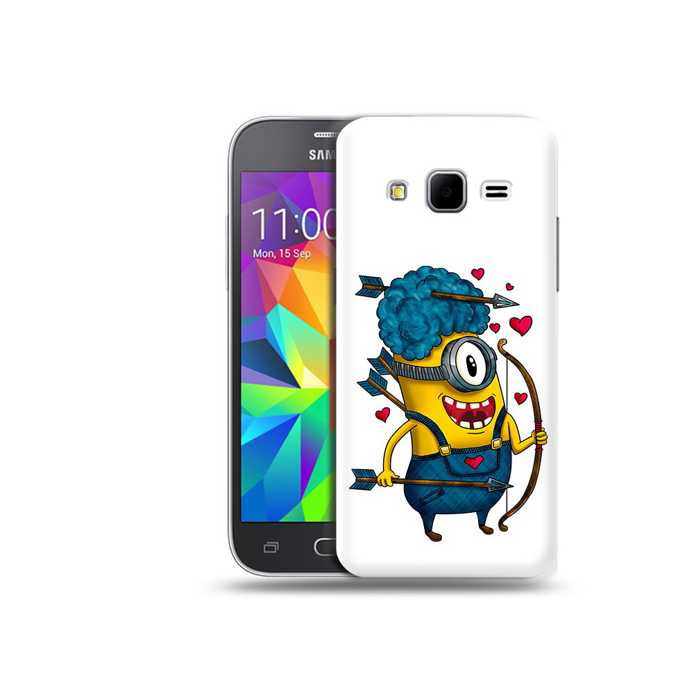 

Чехол MyPads Tocco для Samsung Galaxy Core Prime Миньон купидон (PT11933.566.117), Прозрачный, Tocco