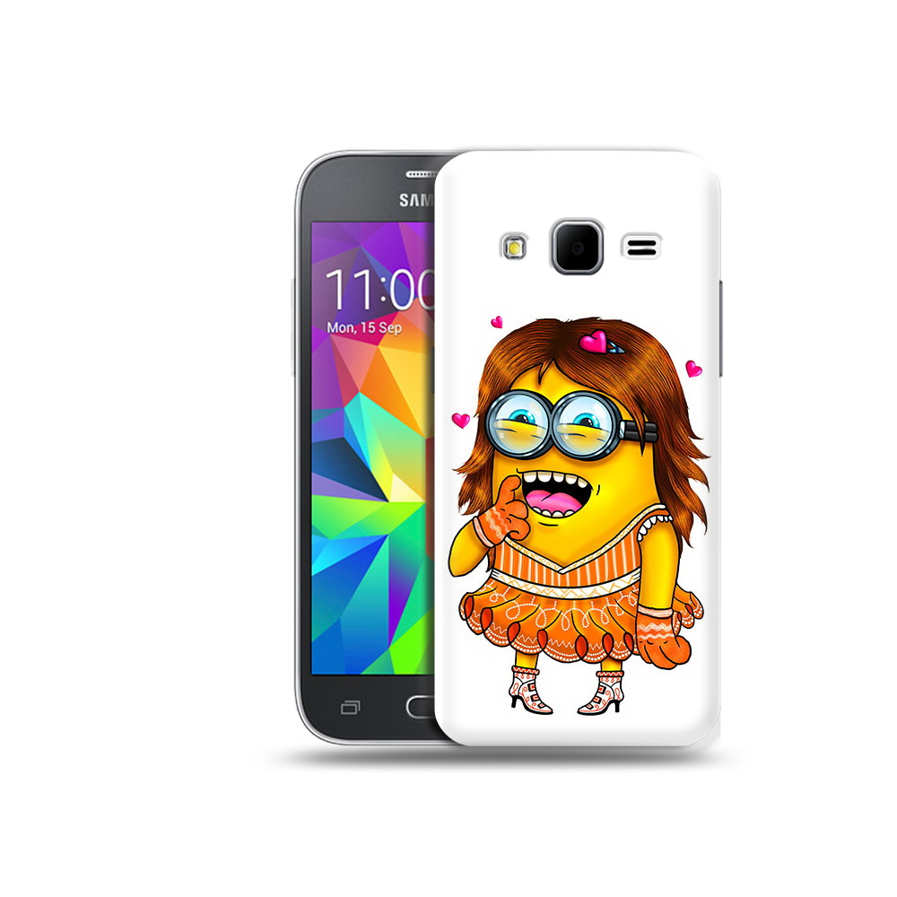 

Чехол MyPads Tocco для Samsung Galaxy Core Prime Миньон девочка (PT11933.566.116), Прозрачный, Tocco