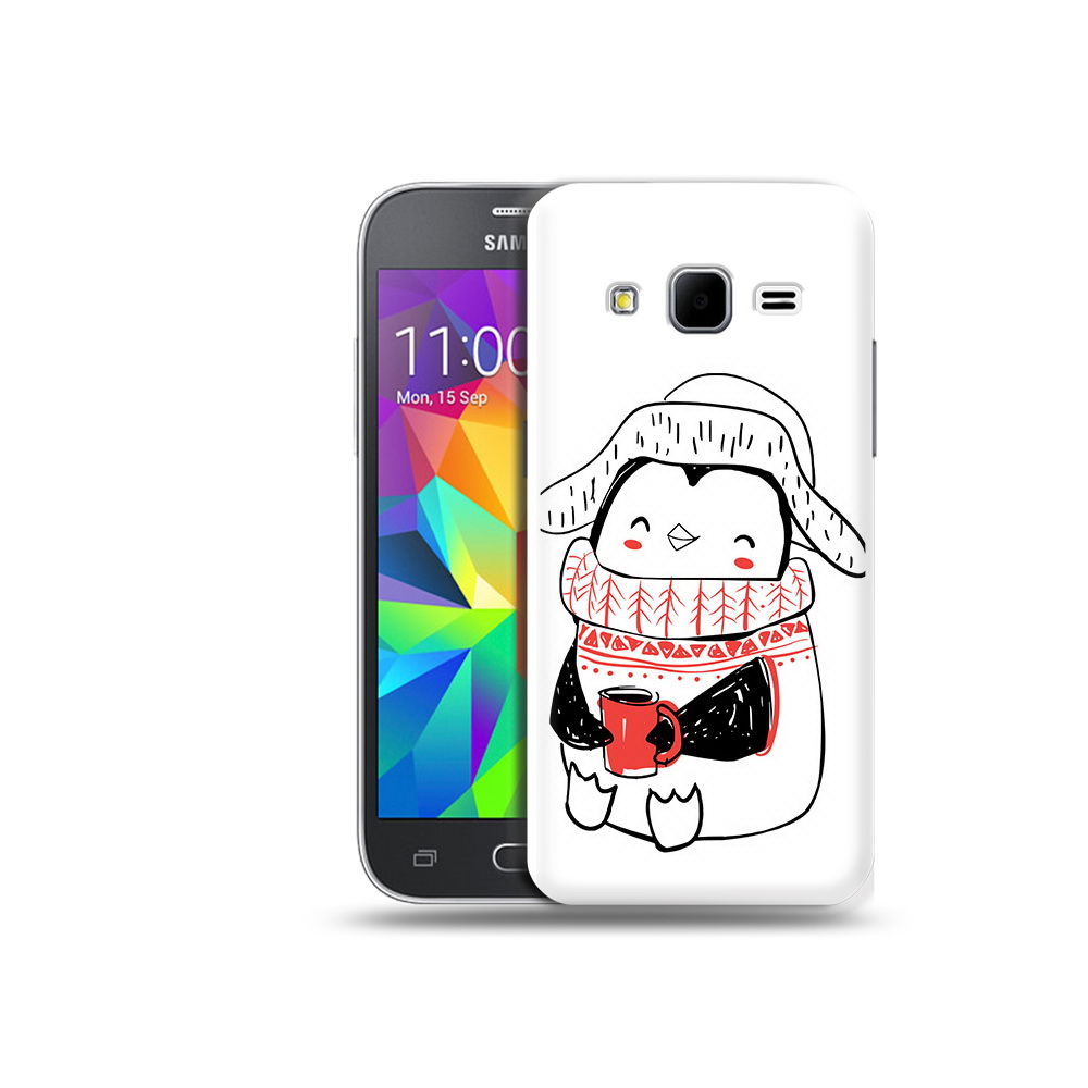 

Чехол MyPads Tocco для Samsung Galaxy Core Prime Милый пингвин (PT11933.566.115), Прозрачный, Tocco