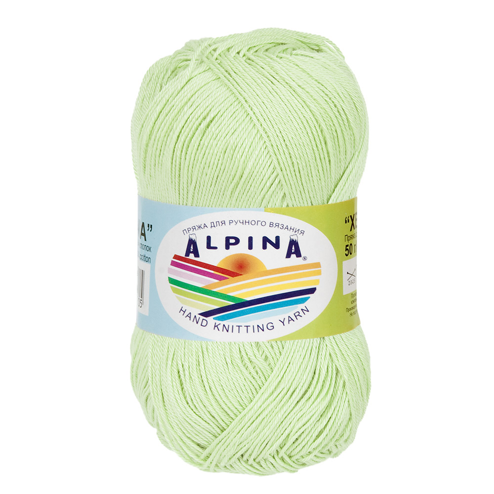 

Пряжа Alpina Xenia светлый светлый зеленый, Xenia