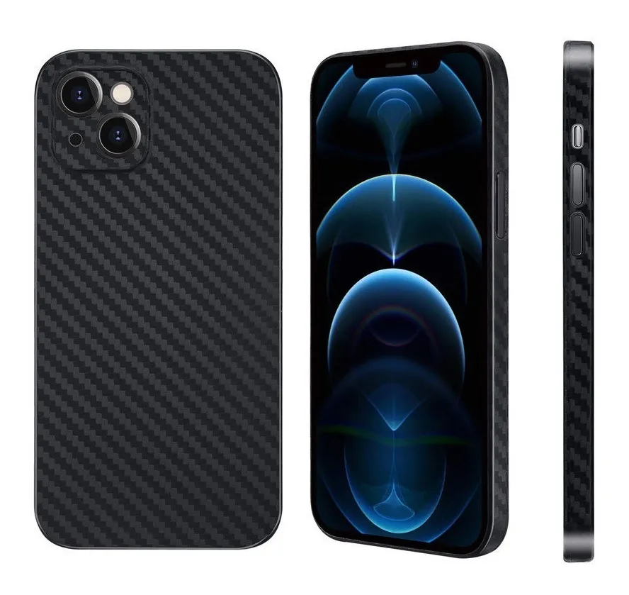 фото Чехол k-doo для iphone 13 air carbon черный