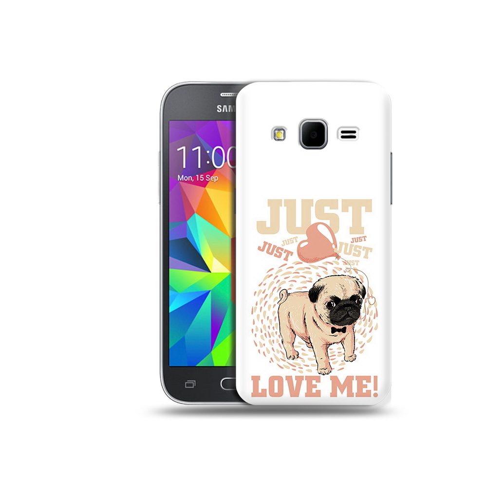 

Чехол MyPads Tocco для Samsung Galaxy Core Prime Люби меня (PT11933.566.109), Прозрачный, Tocco
