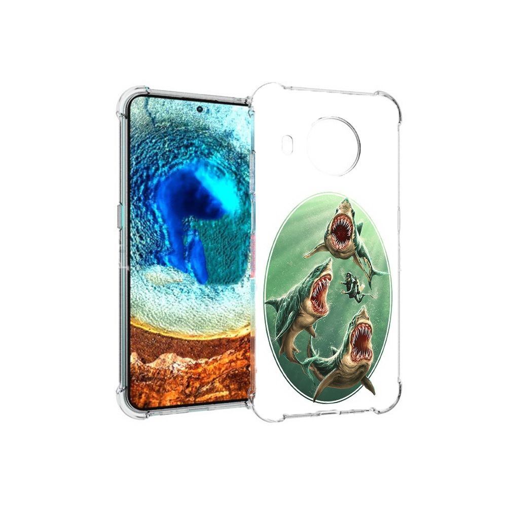 

Чехол MyPads Tocco для Nokia X20 синяя бездна (PT159436.101.600), Прозрачный, Tocco