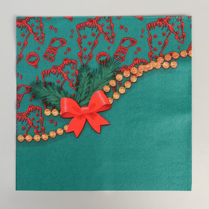 

Салфетки бумажные «Новогодние», 33 × 33 см, набор, 20 шт
