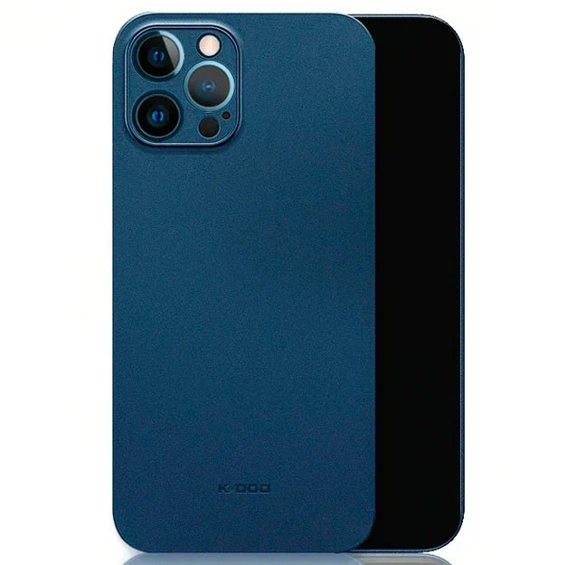 фото Чехол k-doo для iphone 12 pro max air skin синий