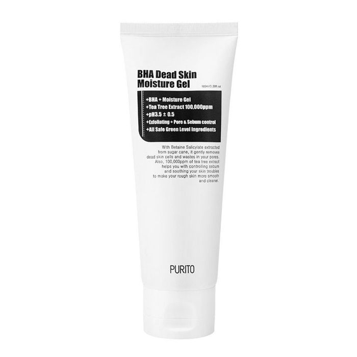 Увлажняющий гель с bha-кислотами, Purito, bha dead skin moisture gel, 100 мл