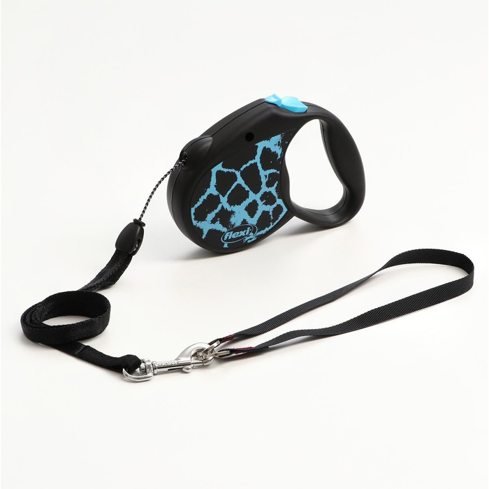 

Рулетка Flexi Safari S Giraffe blue (до 12 кг) 5 м трос