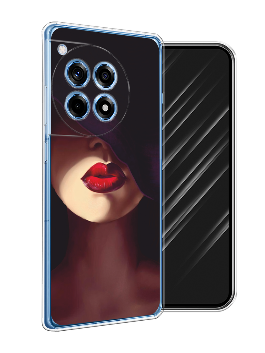 

Чехол Awog на OnePlus 12R "Красные губы", Черный;бежевый;красный, 154650-1