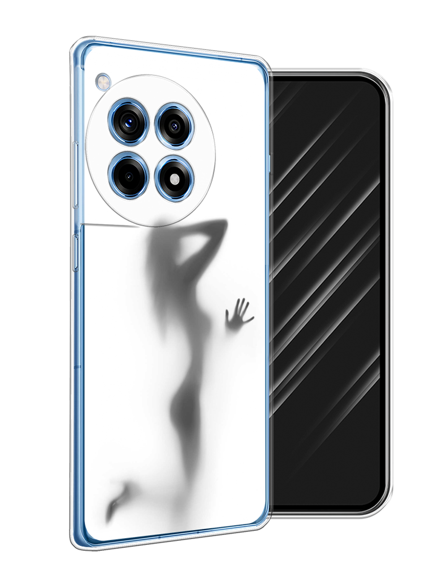 

Чехол Awog на OnePlus 12R "Стекло в душе", Белый;серый;черный, 154650-1