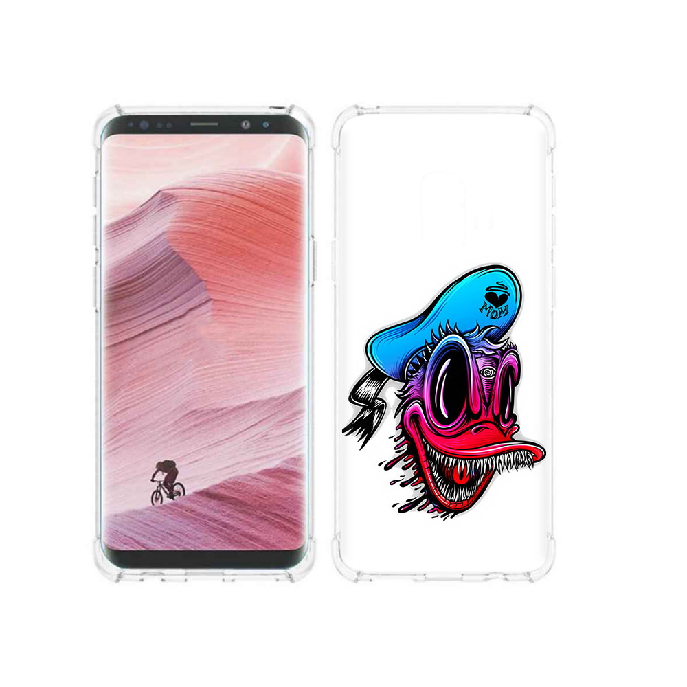 

Чехол MyPads Tocco для Samsung Galaxy S9 Дональд (PT101623.567.71), Прозрачный, Tocco