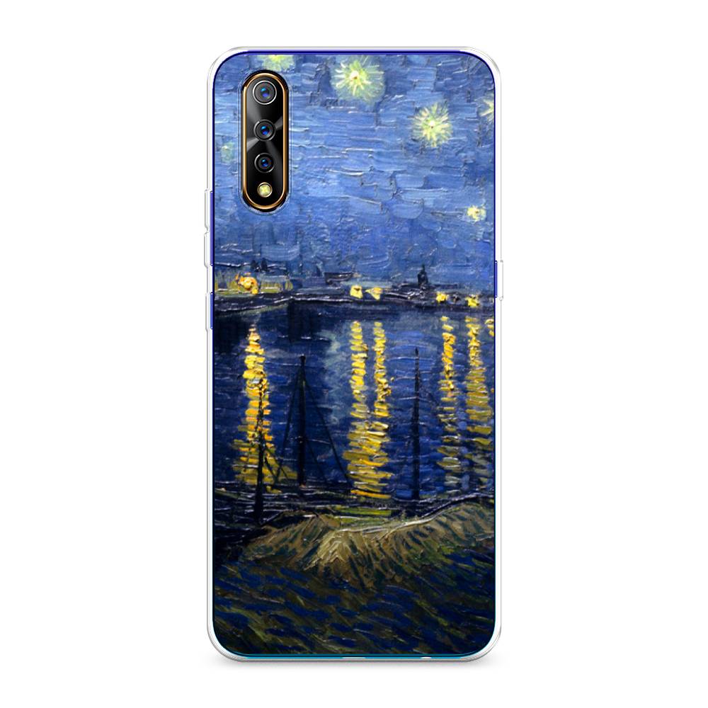 

Чехол на Vivo iQOO Neo "Звездная ночь над Роной", Синий;желтый, 262050-4