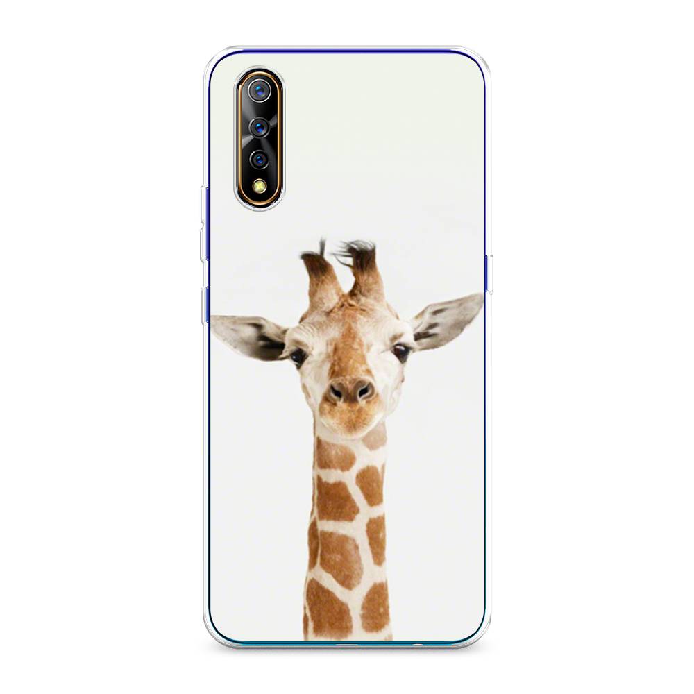 

Чехол на Vivo iQOO Neo "Любопытный жираф", Бежевый;коричневый, 262050-1