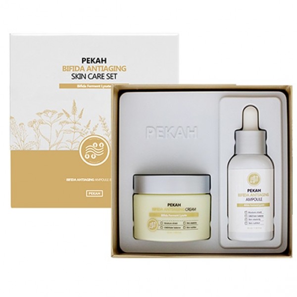 фото Антивозрастной бифида набор для лица pekah, bifida antiaging skin care set