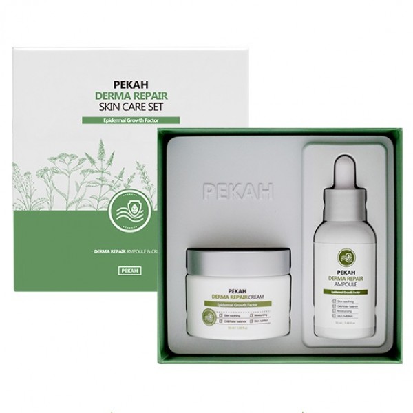 фото Восстанавливающий набор для лица pekah, derma repair skin care set