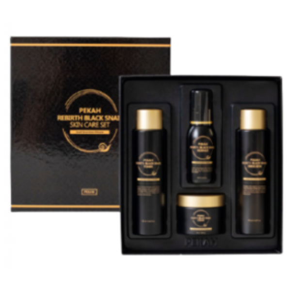 фото Набор для лица pekah, с муцином черной улитки pekah rebirth black snail skin care set