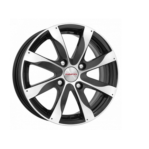 

Колесный диск 6x15/4x100 ET40 D60,1 Джемини (КС617) Алмаз черный, Джемини