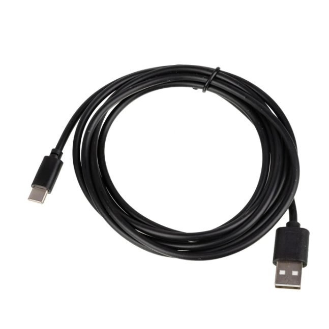 

Кабель USB Type-C (m) - USB (m), 2м, 3A, черный
