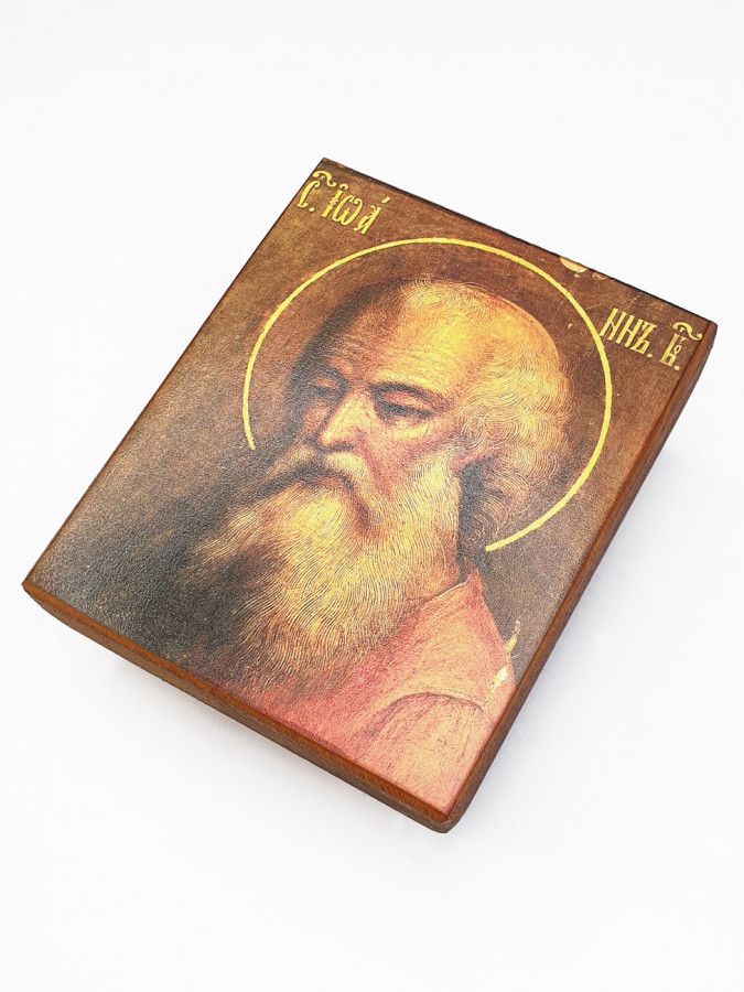 

Икона Евангелист Иоанн, под старину, 15х18 см