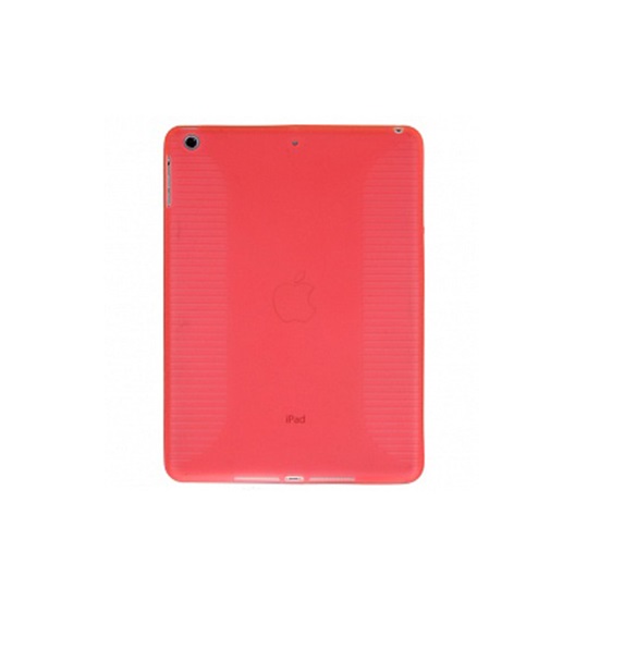 Чехол iPad Air силиконовый матовый <красный>
