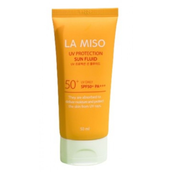 фото Флюид солнцезащитный la miso uv protection sun fluid spf50+pa+++ 50 мл