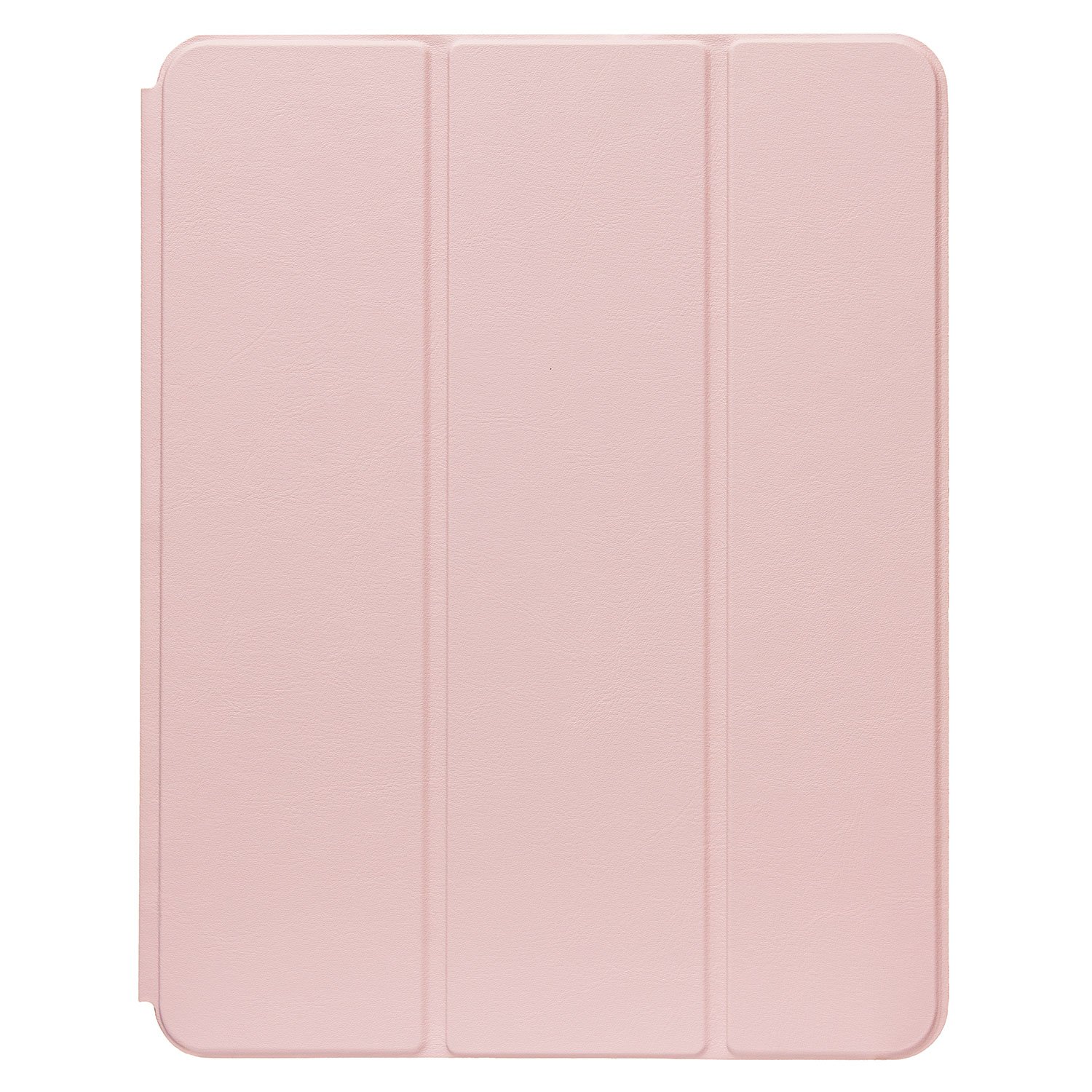 Чехол iPad Pro 4 12.9 (2020) кожзам + смарт панель <розовый песок>