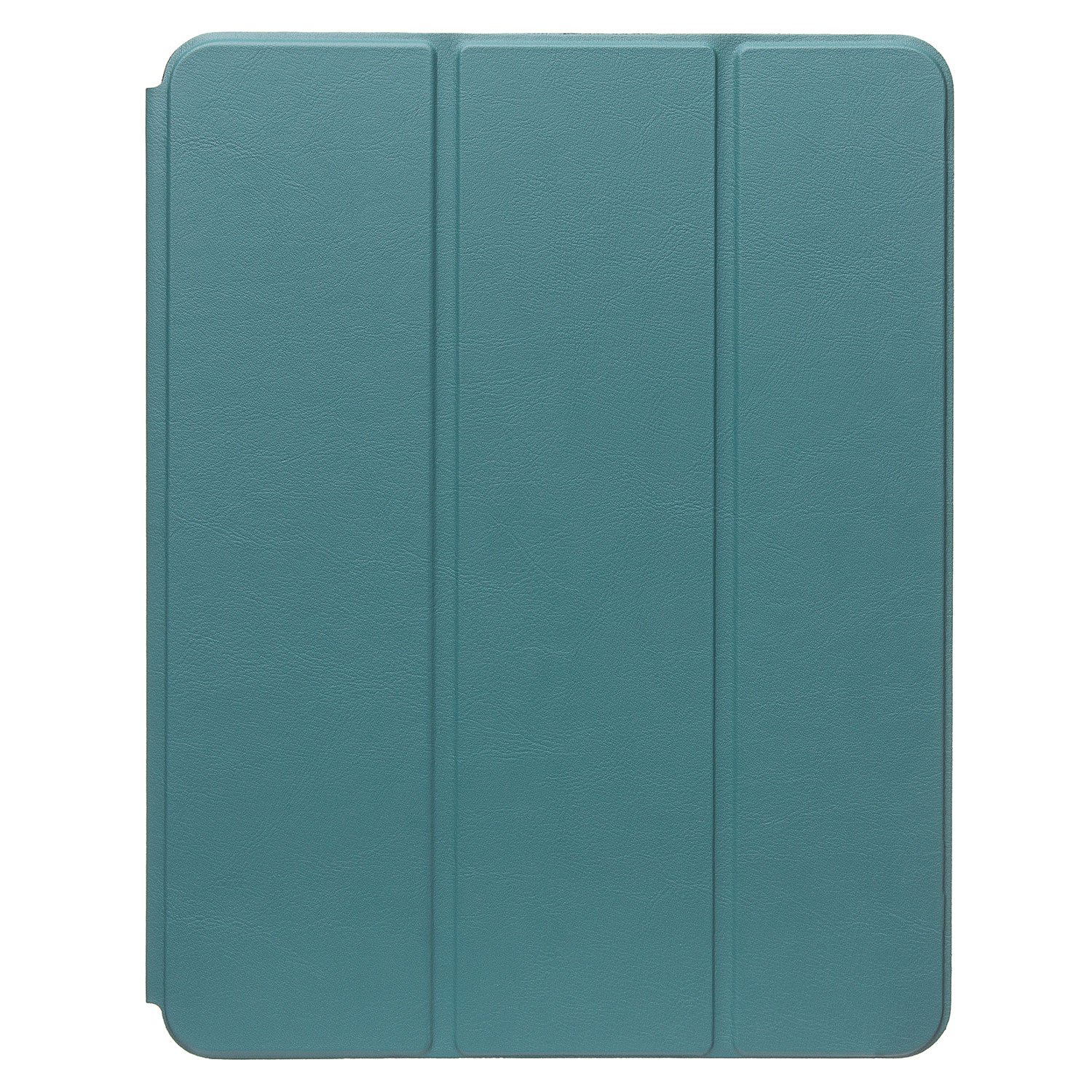 Чехол iPad Pro 4 12.9 (2020) кожзам + смарт панель <темно-зеленый>