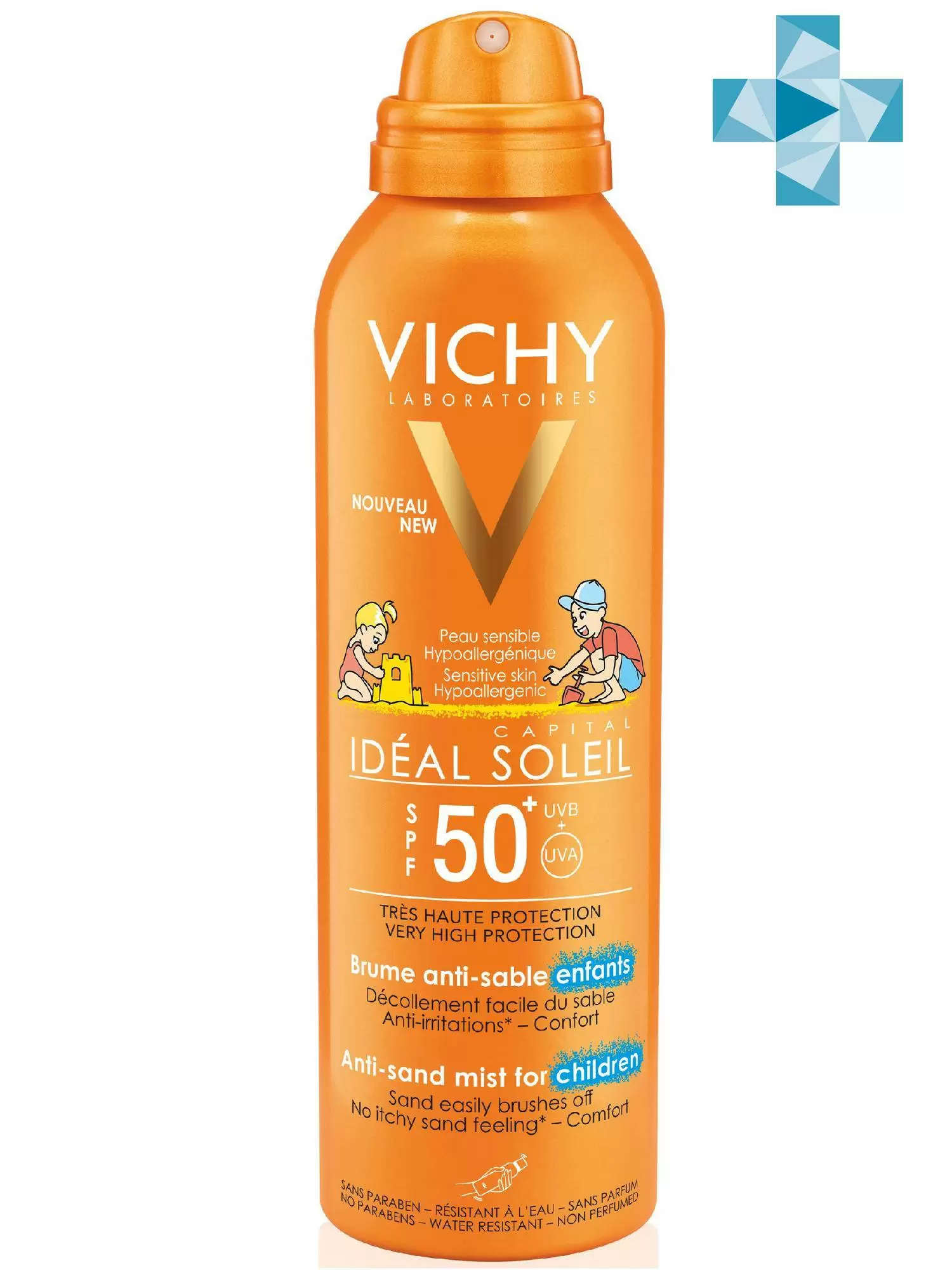 

Спрей VICHY для лица и тела вуаль анти-песок SPF50+ 200 мл