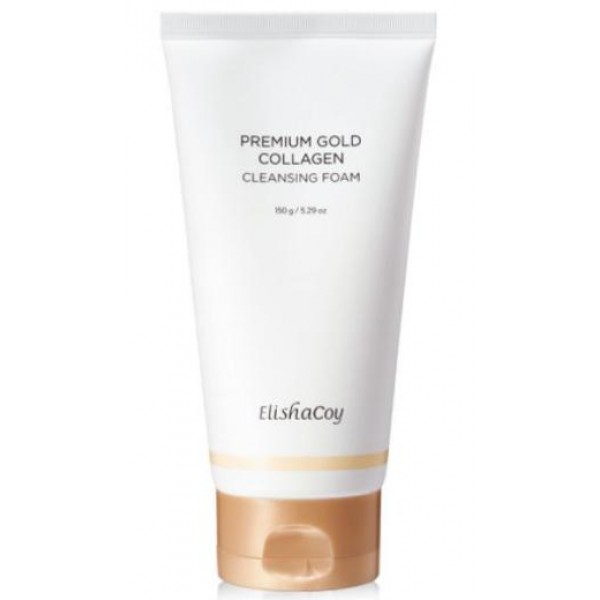 

Премиальная пенка для лица ElishaCoy gold collagen cleansing foam, 150 мл